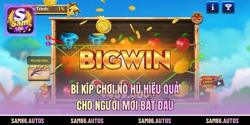 Bí kíp chơi nổ hũ hiệu quả cho người mới bắt đầu